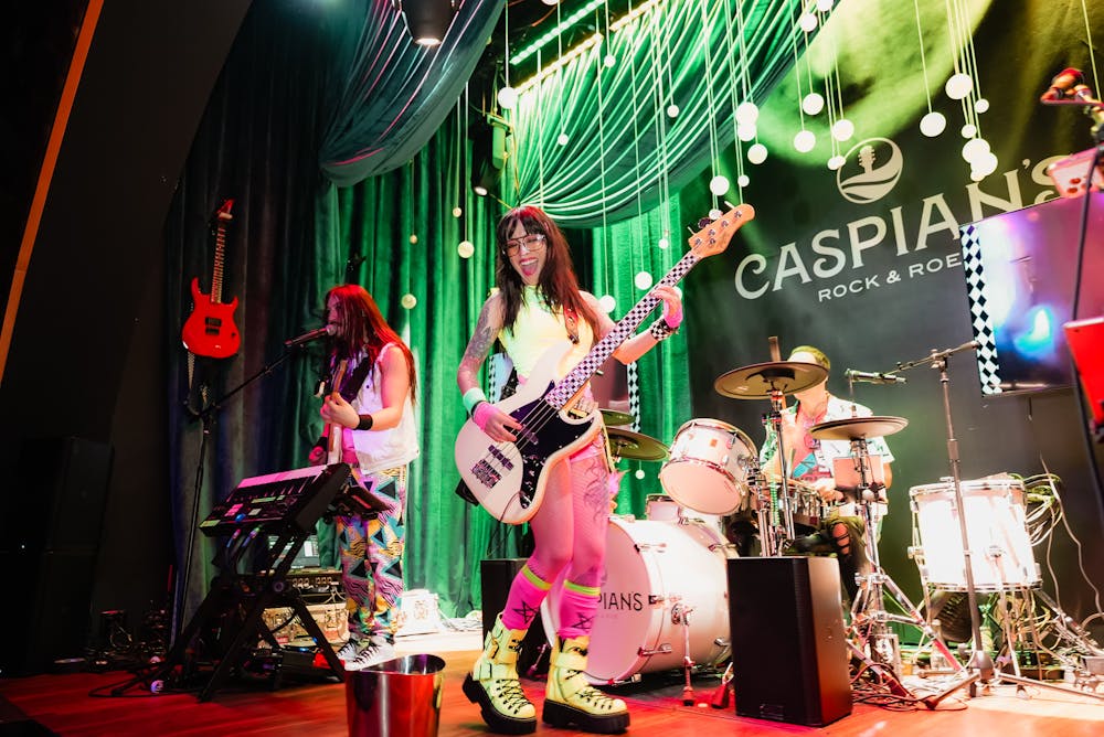 Neon Knights 80s Night prefomance at Las Vegas Speakeasy Caspians