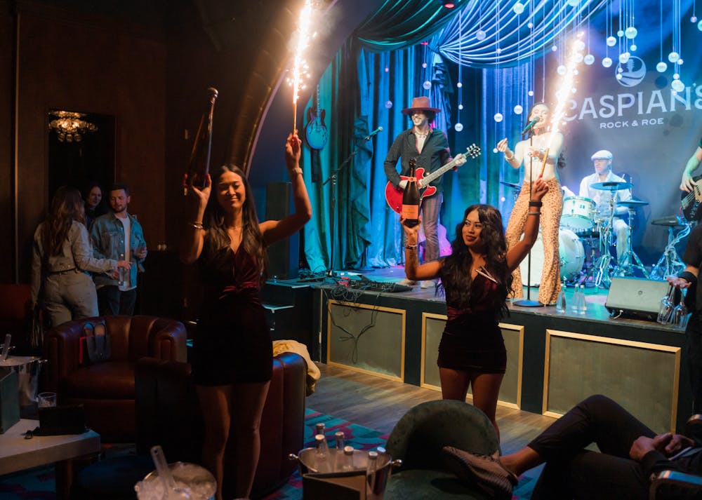 Caspians Las Vegas Live Music Venue bottle service