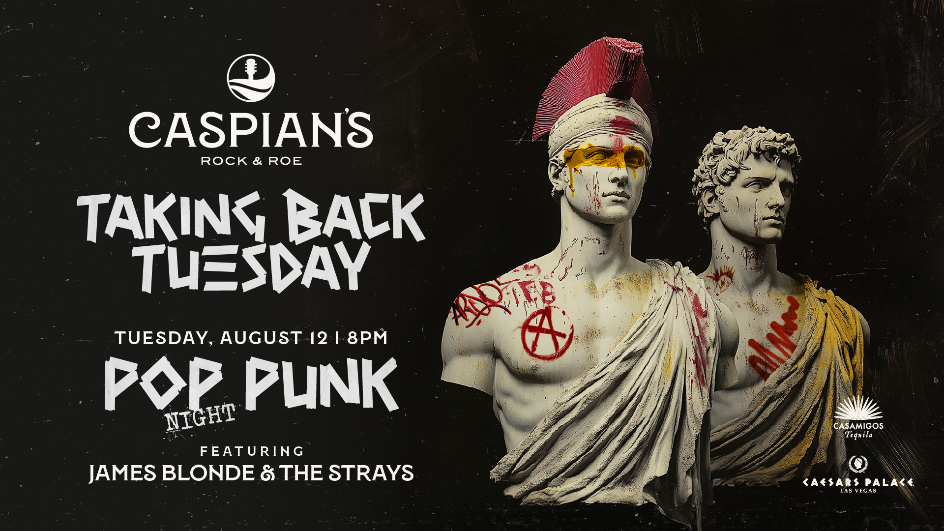Pop Punk Emo night at Caspians Rock and Roe Speakeasy