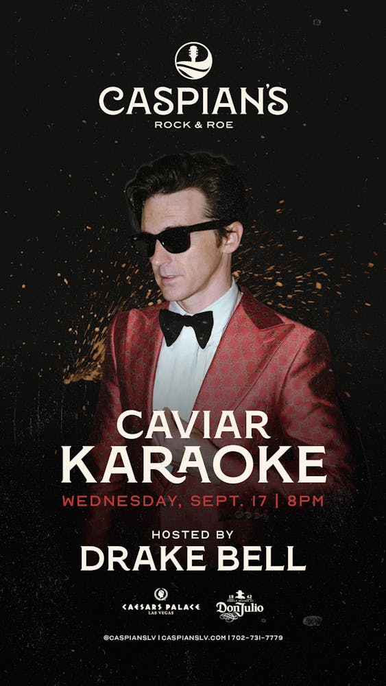 Drake Bell at Caspian's Rock & Roe