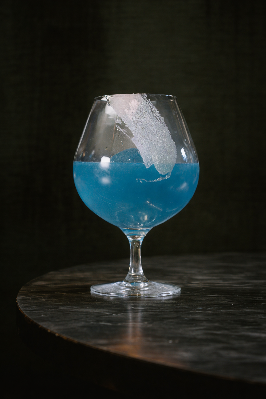 Blue Lagoon Cocktail at Caspians Rock & Roe, A Las Vegas Speakeasy