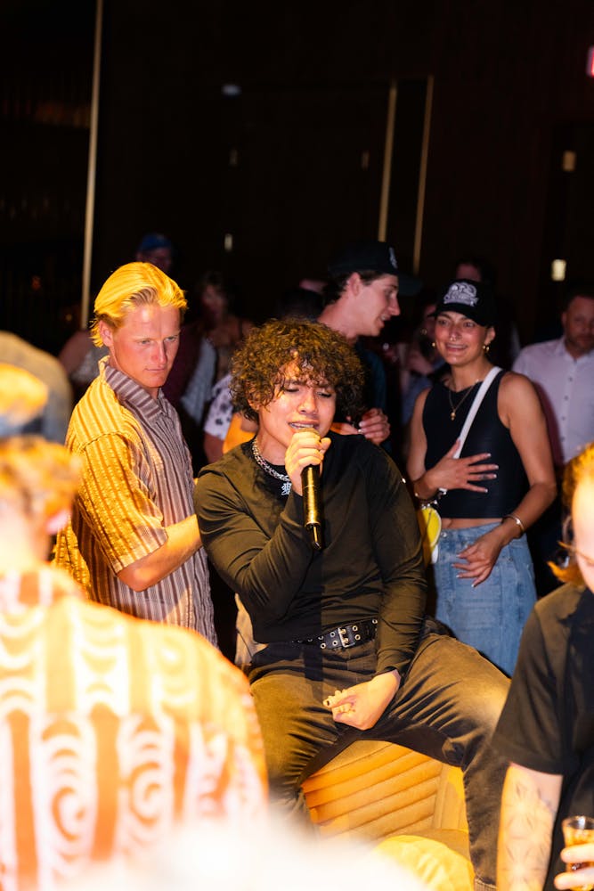 live music speakeasy caspians performing at caspians