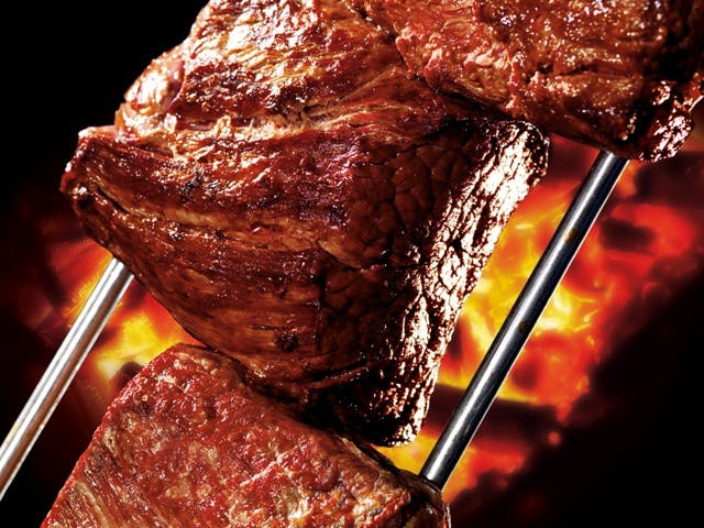 a close up of food