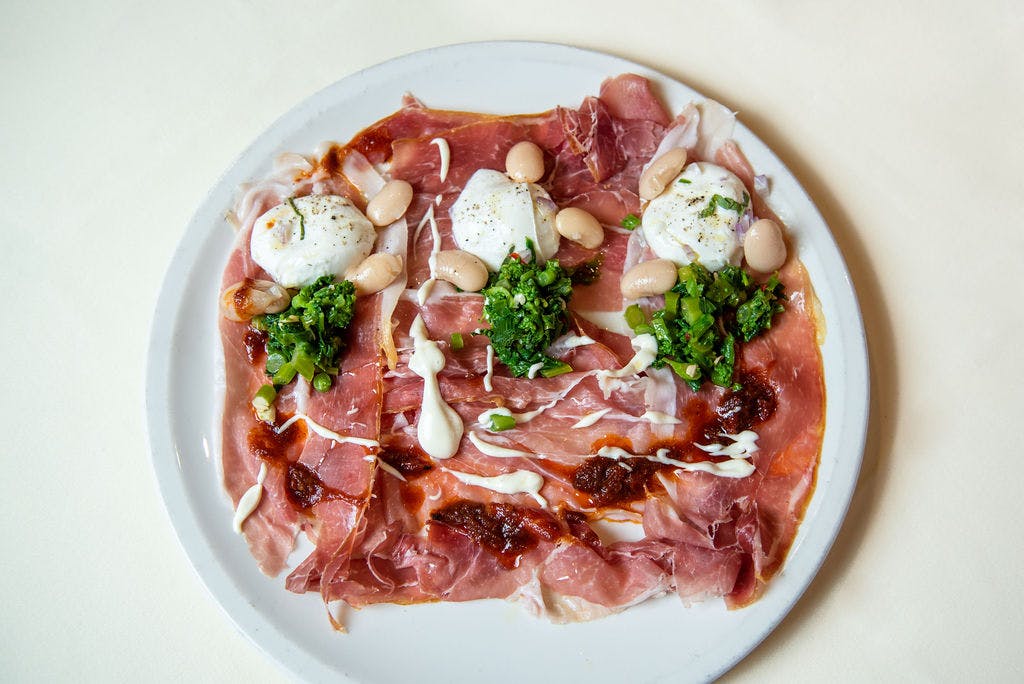 a bowl of food on a plate