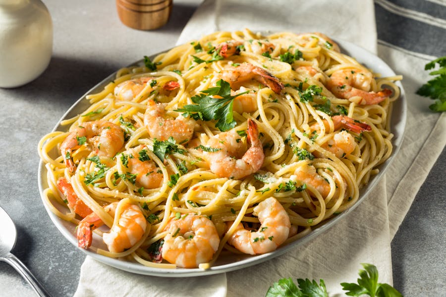 Celebrate National Shrimp Scampi Day in Boston | Scampo | Italian ...