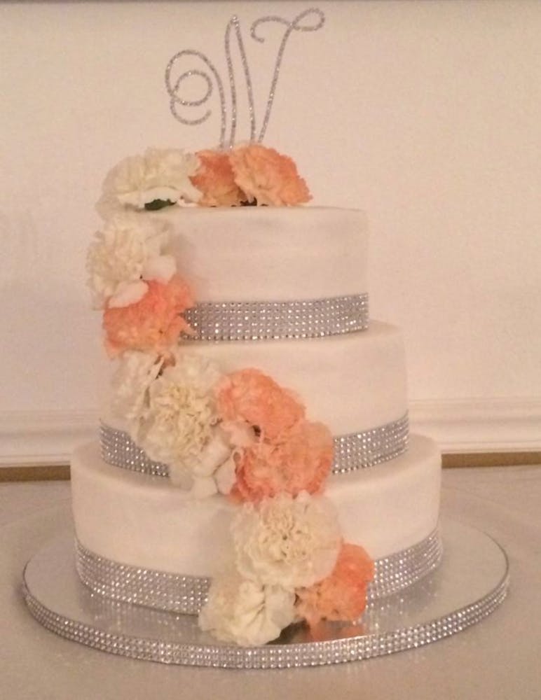 a wedding cake