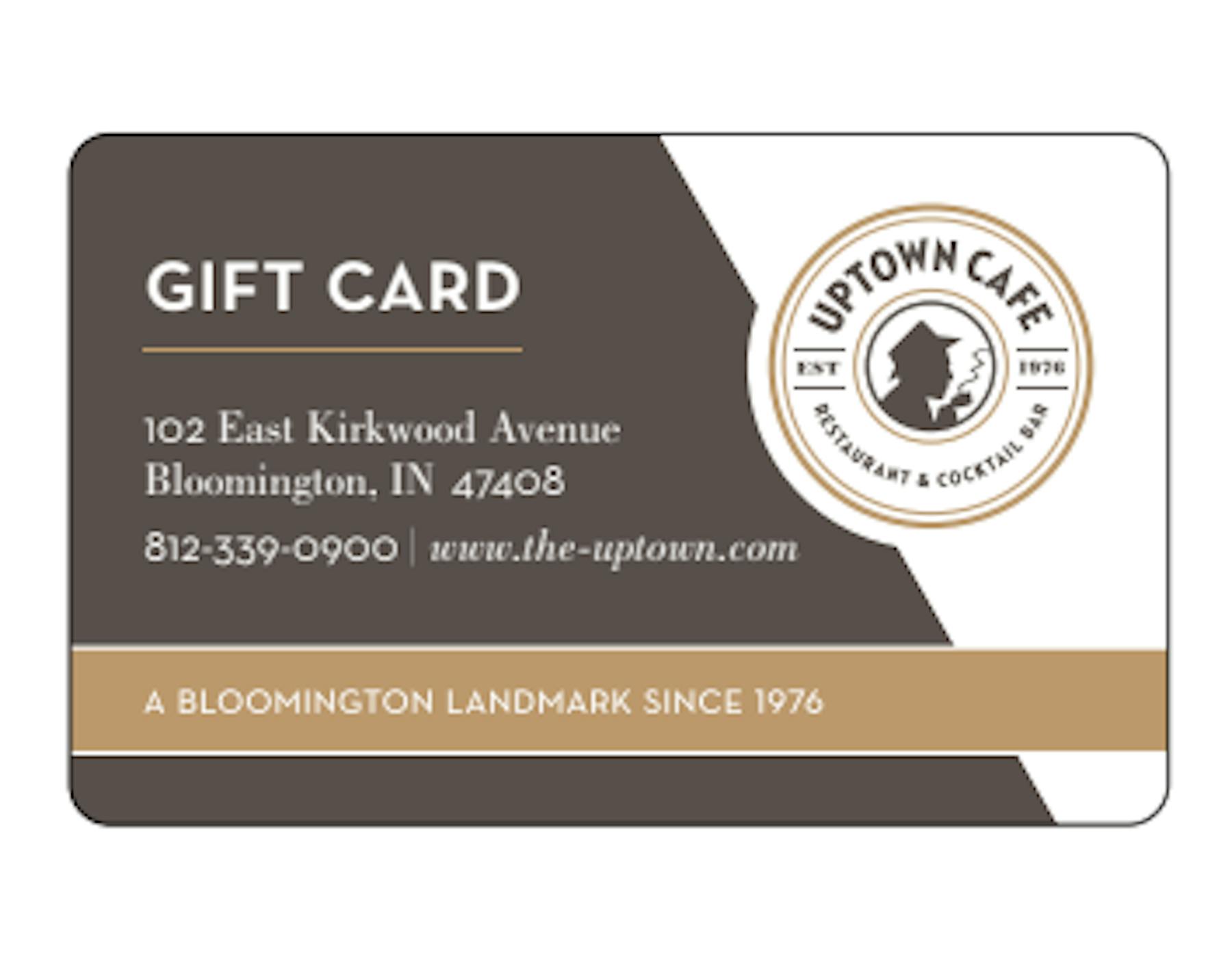 gift card cafe pricing