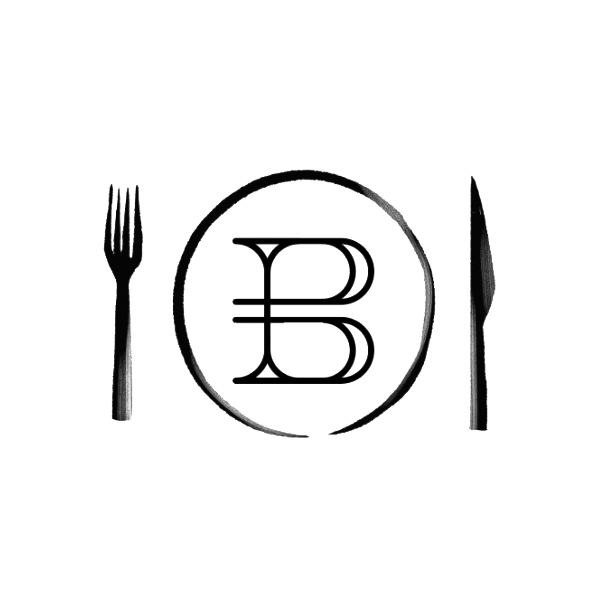 B logo