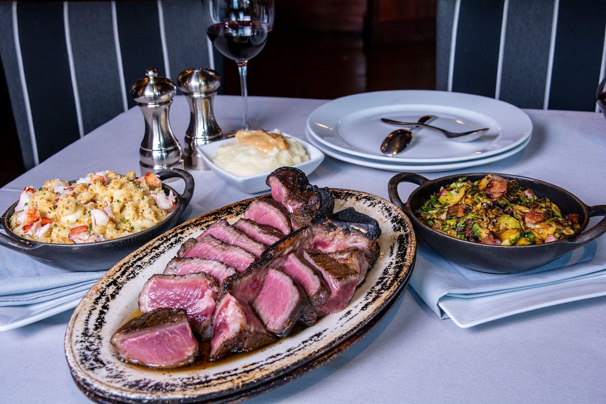 a plate of food on a table