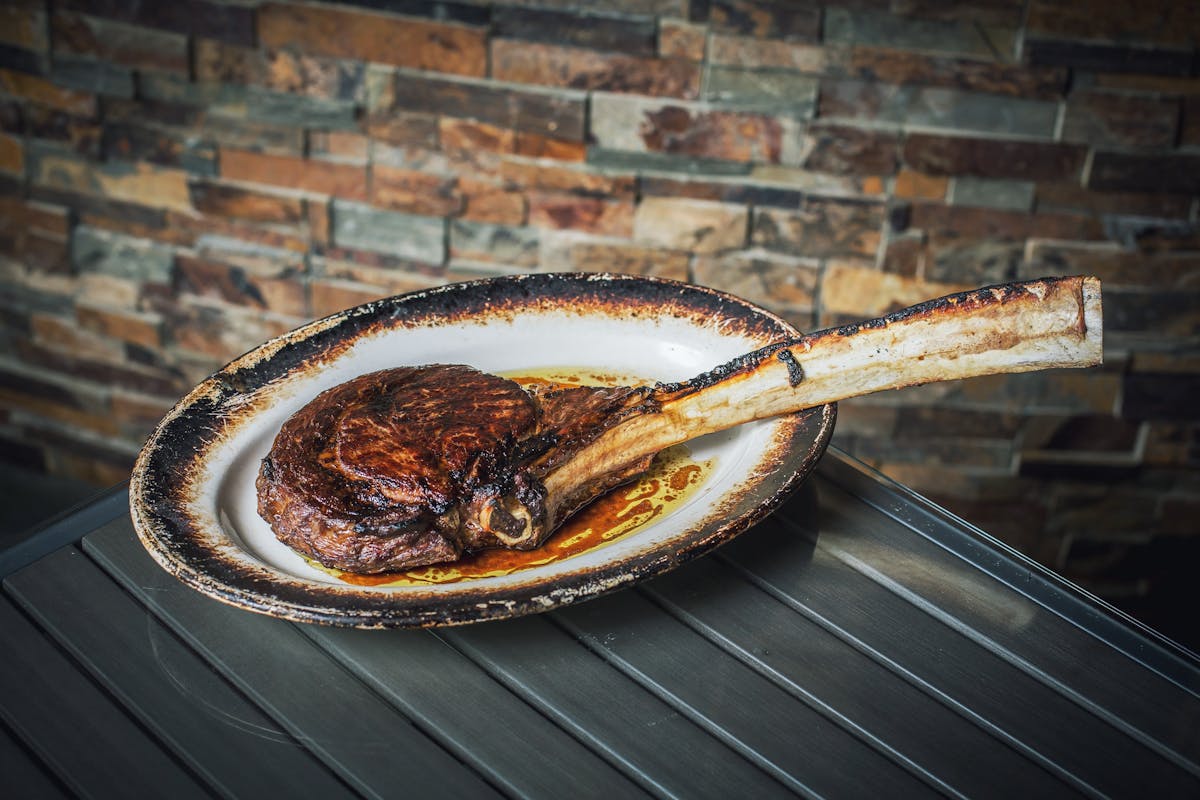 a piece of cake sitting on top of an oven