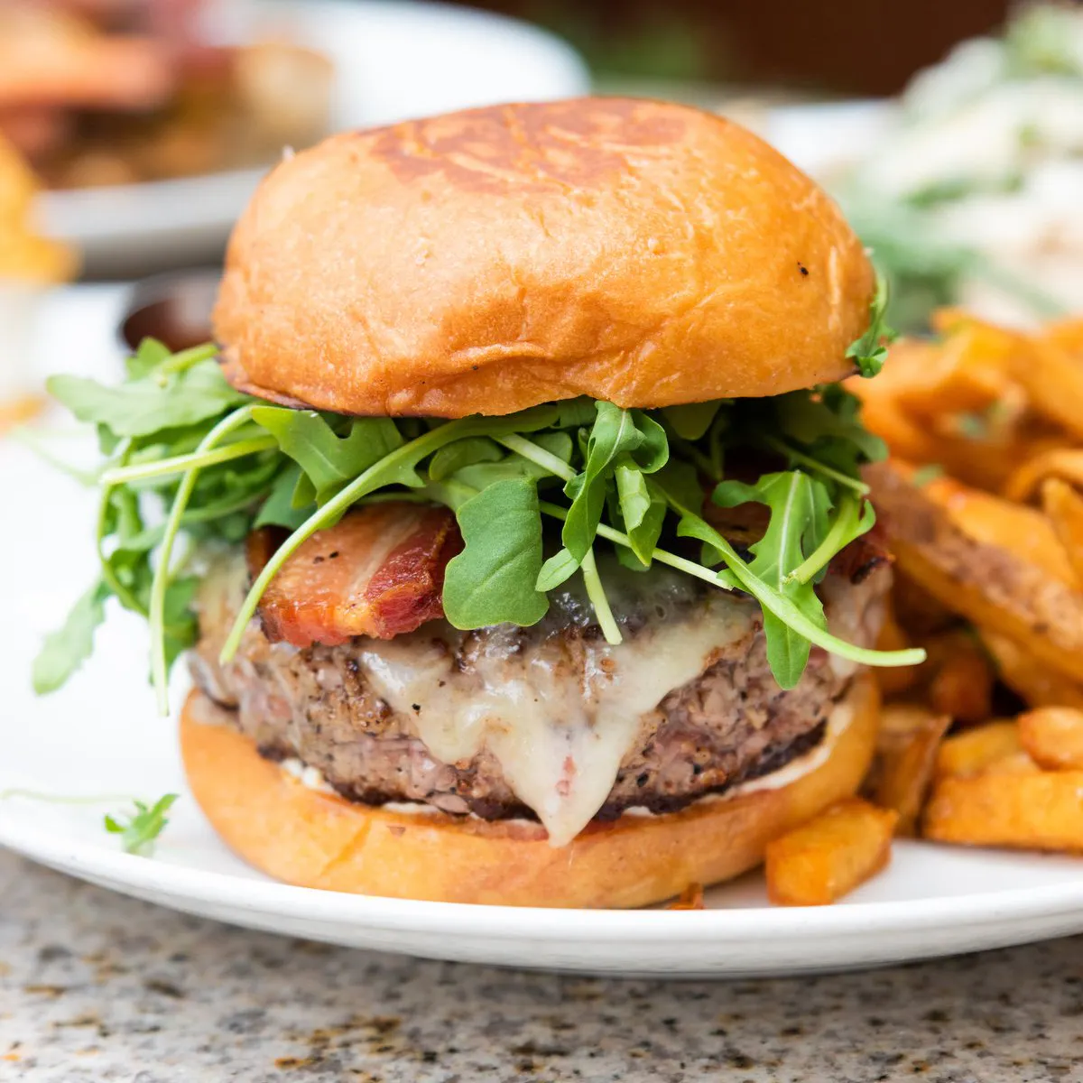 a close up of a sandwich on a plate