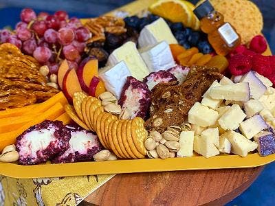 a box filled with different types of food
