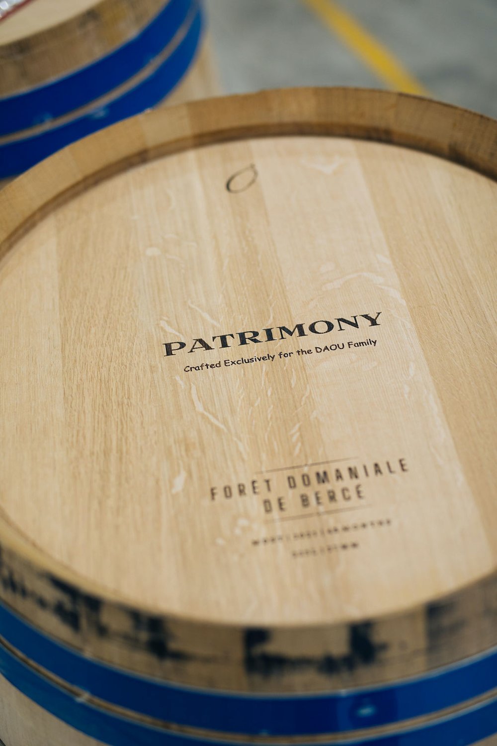 French oak barrel coopered exclusively for PATRIMONY Estate from the Forêt Domaniale de Bercé