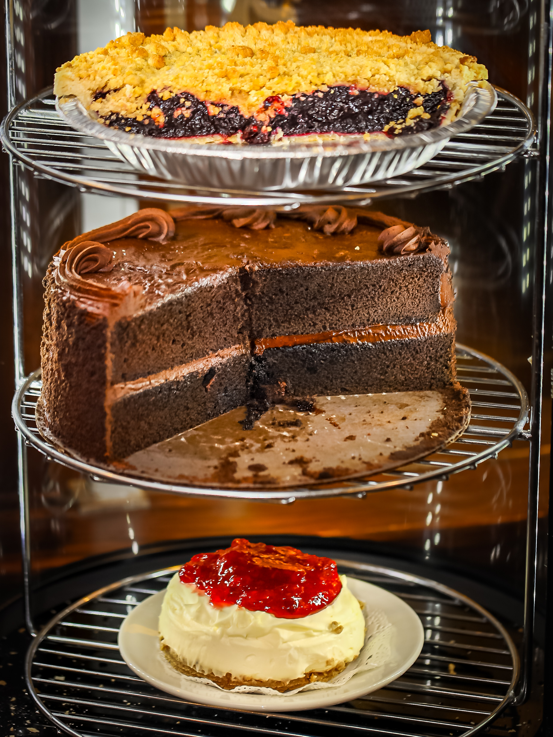 a piece of cake on a plate