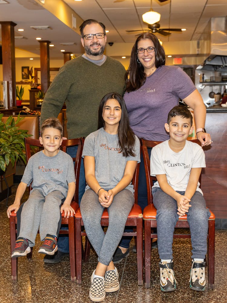 a group of people posing for the camera