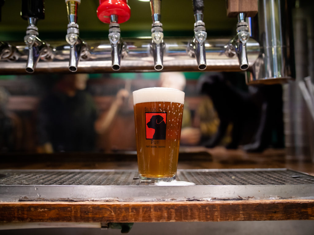 a glass of beer