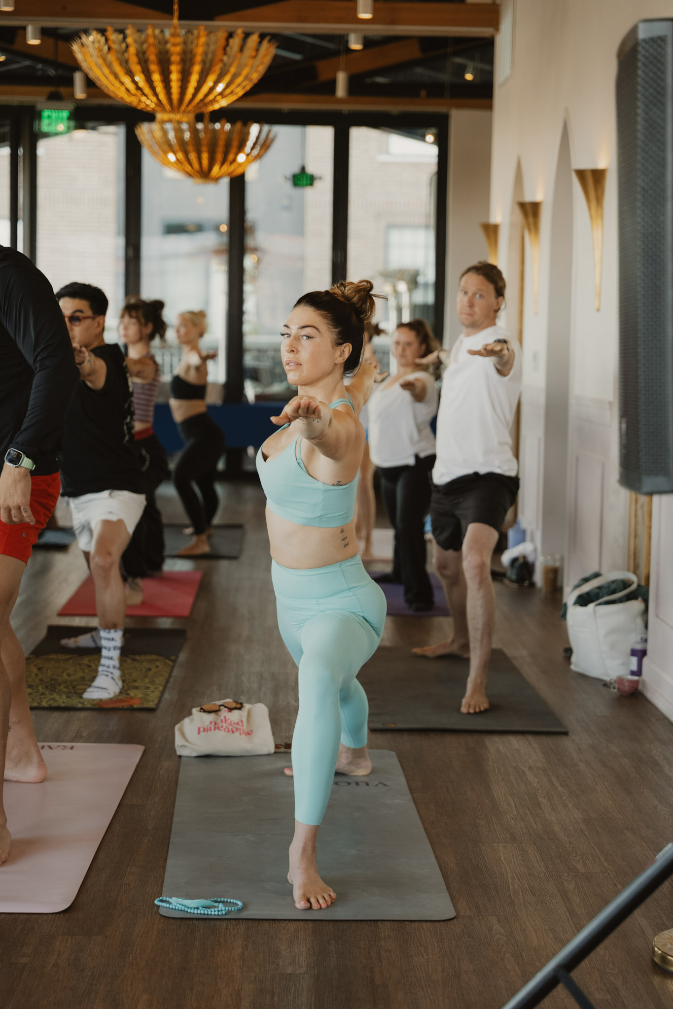 rooftop pilates brunchclass