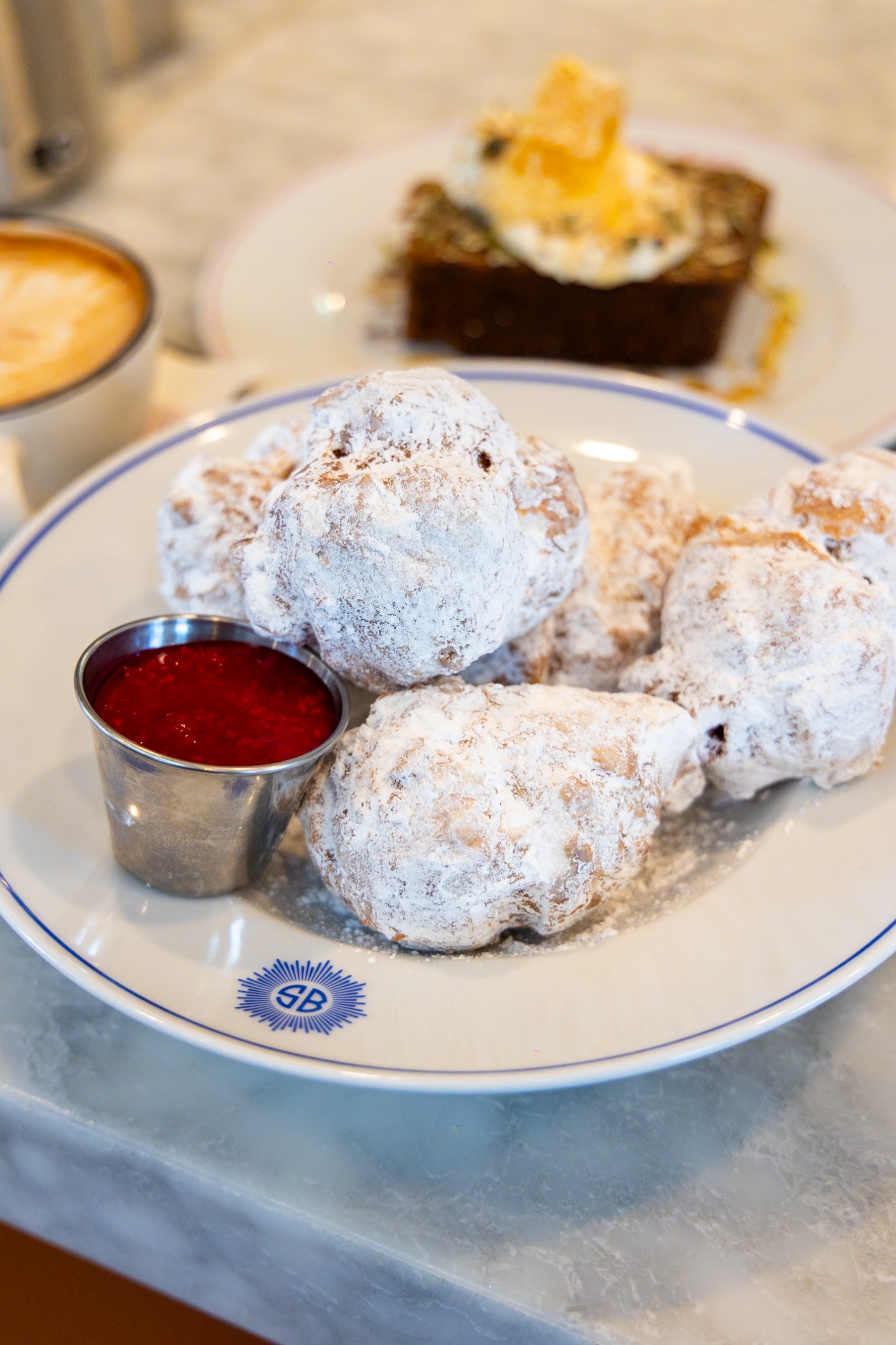 brunch beignets in a bowl