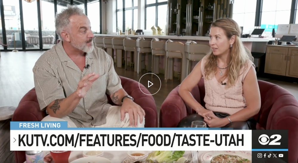 owner talking Best bar rooftop dinner salt lake city utah