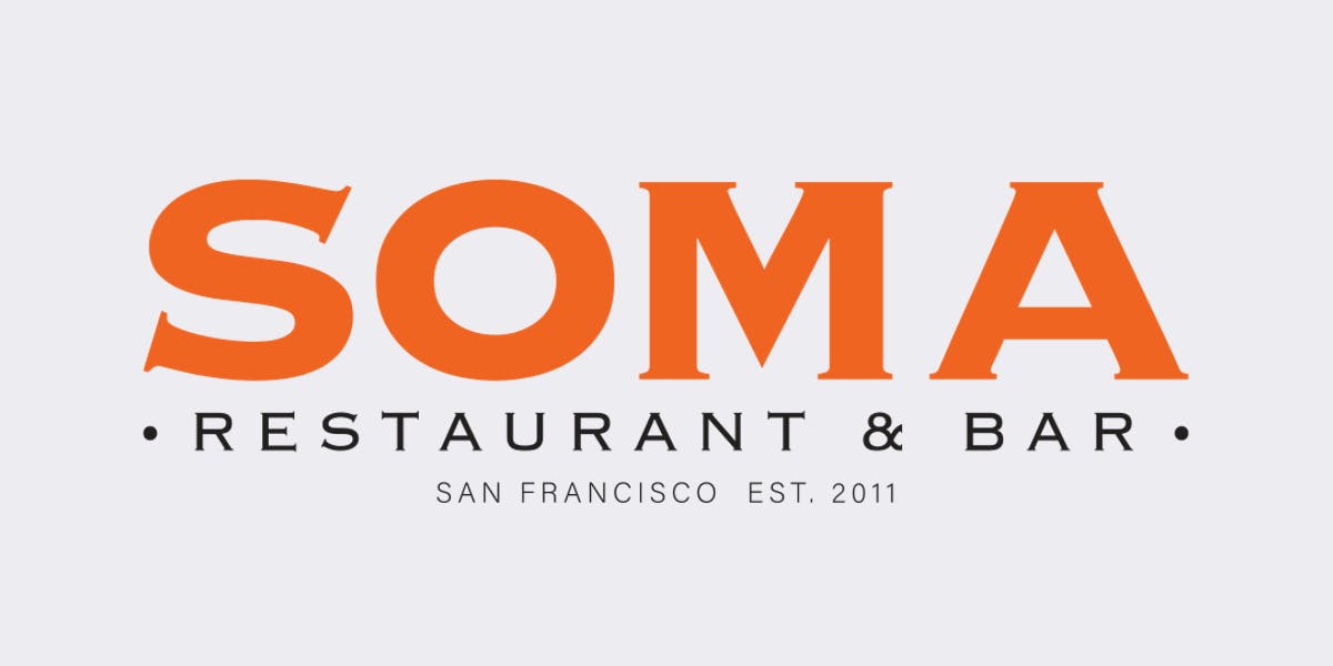 Soma Restaurant & Bar restaurant logo - View nutrition facts, calories, and macros for menu items at 85 5th St Suite A, San Francisco, CA 94103