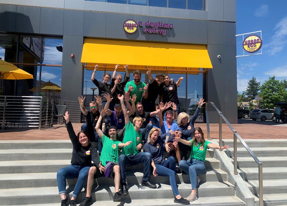 Staff in front of Cherry Creek North location