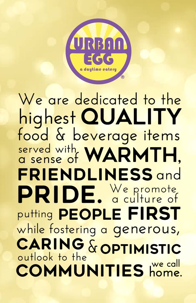 Why Statement for Urban Egg with Logo