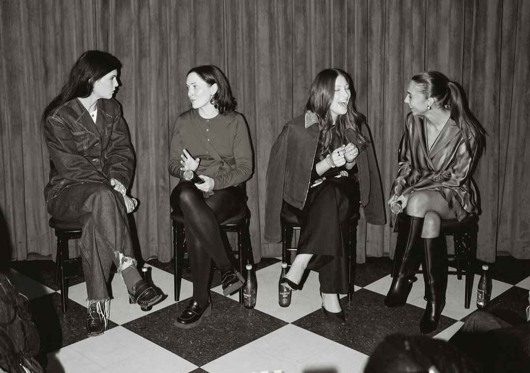 a group of people in a room