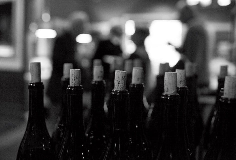 a bottle of wine