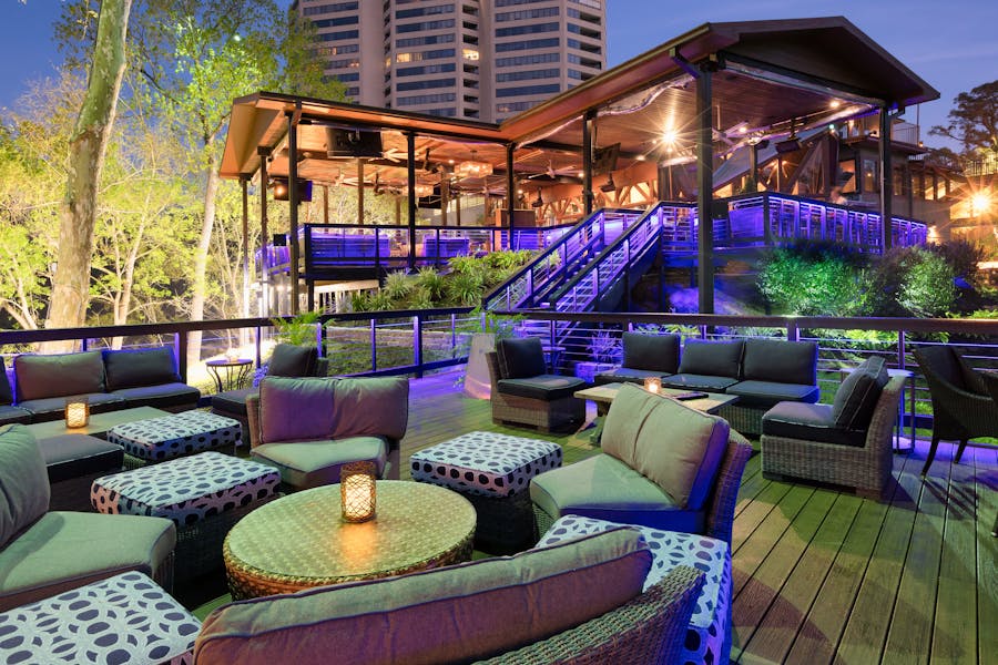 Blue Bar Brenner's Steakhouse in Houston, TX