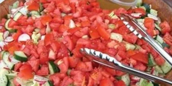a bowl of food