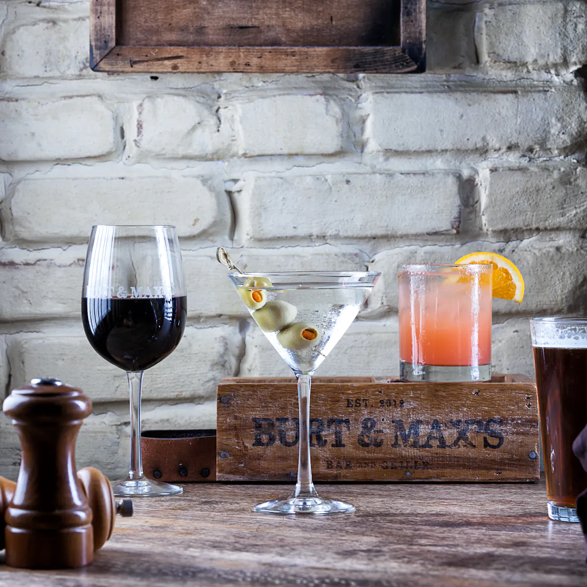 Cocktail glasses