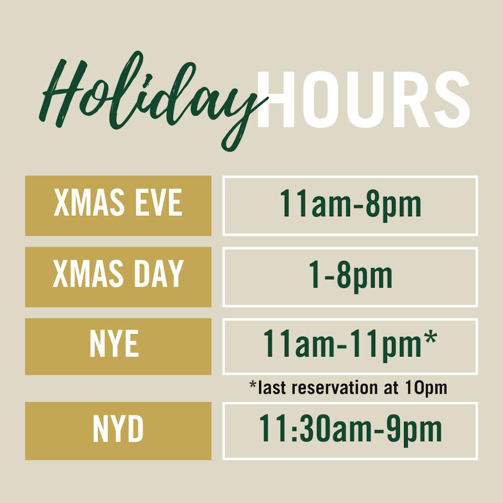 holiday hours