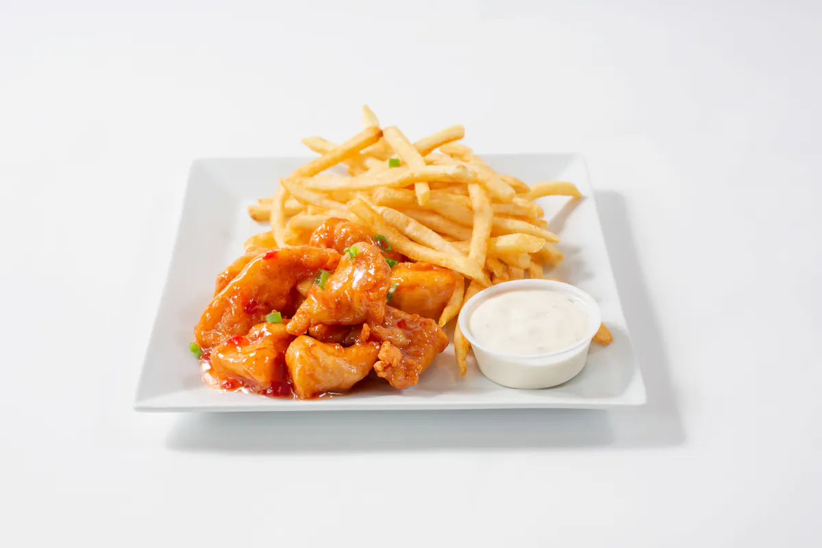 a plate of food