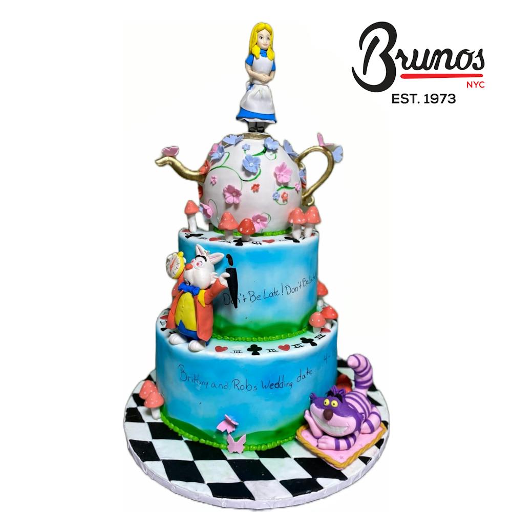 a cake made to look like a face