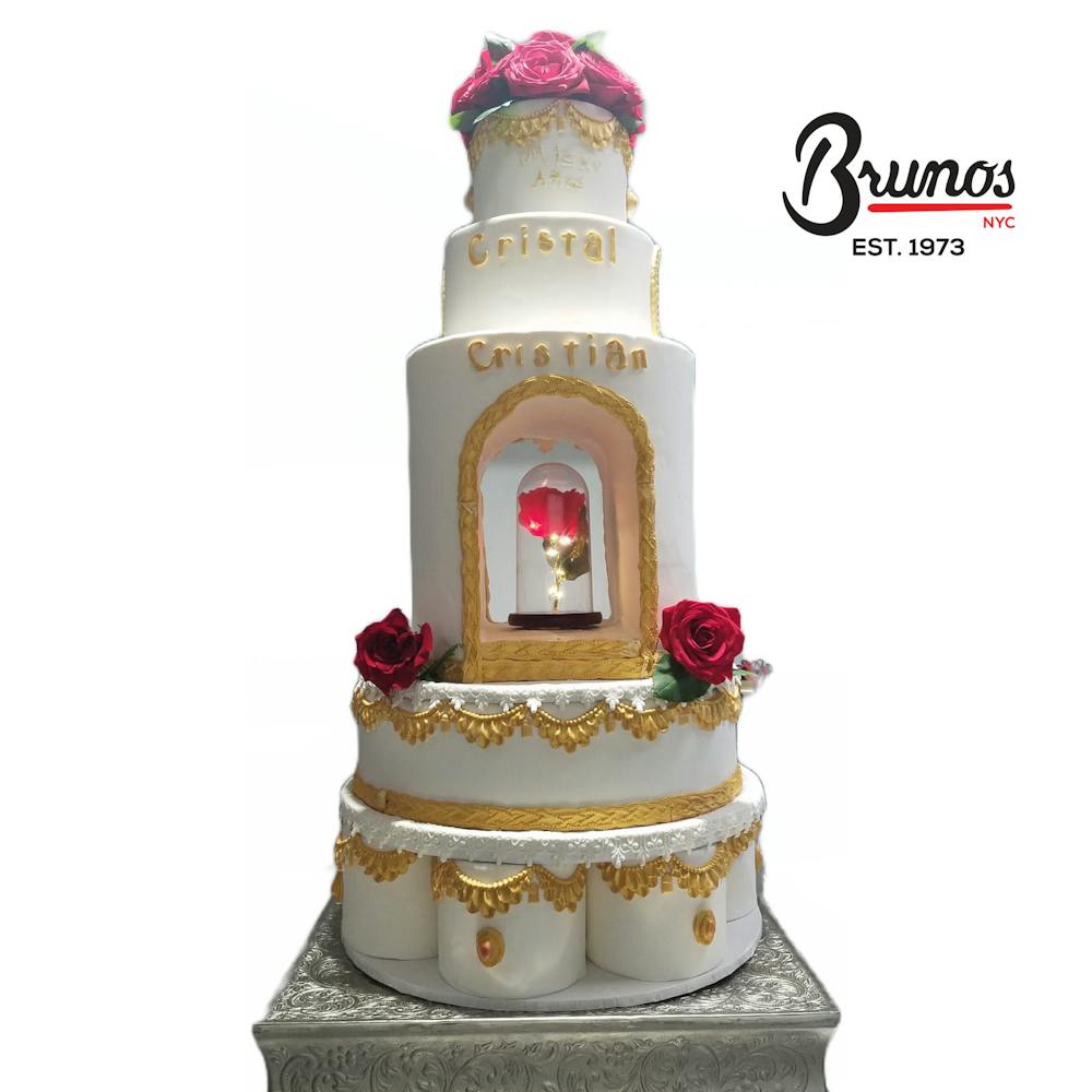 a wedding cake