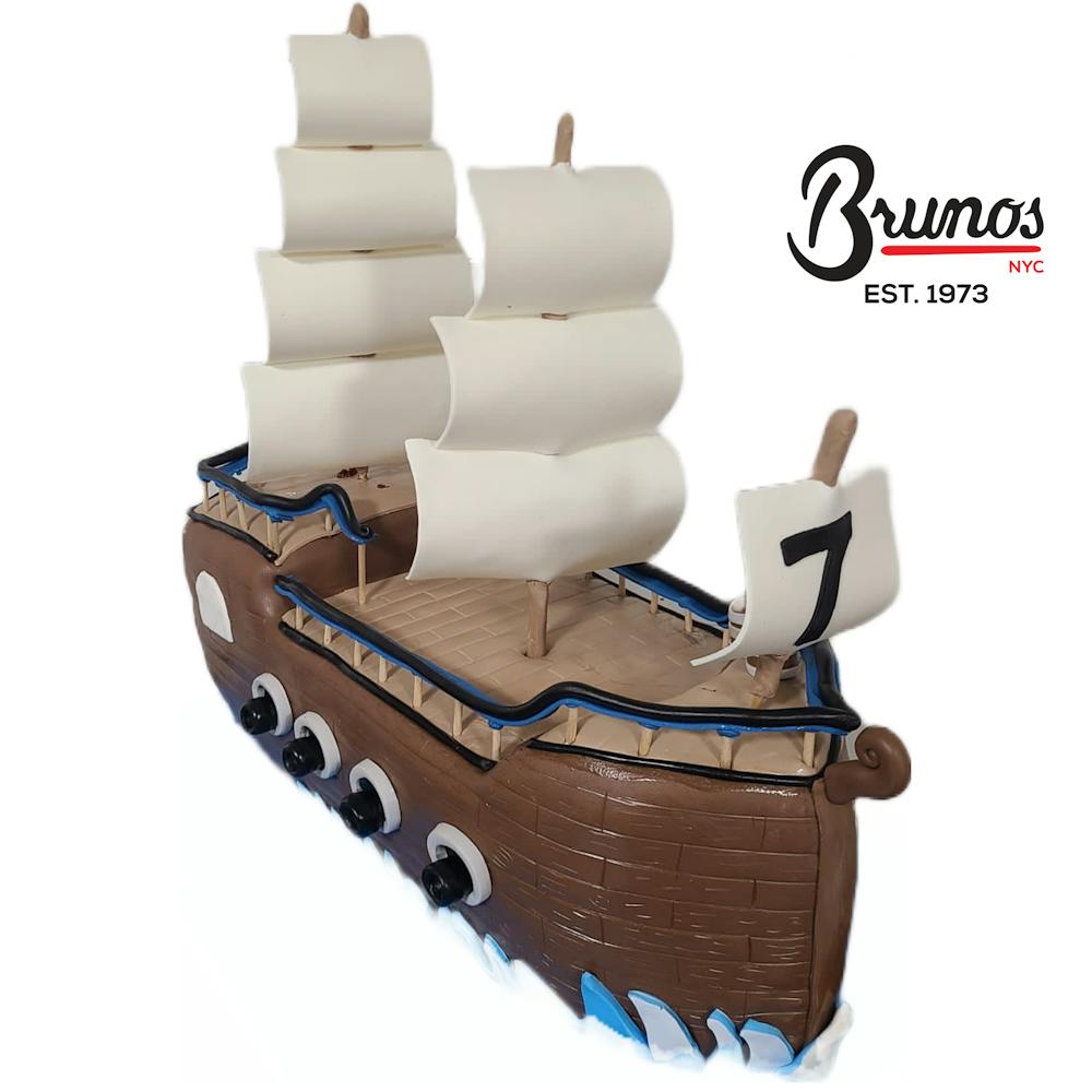 a cake made to look like a face