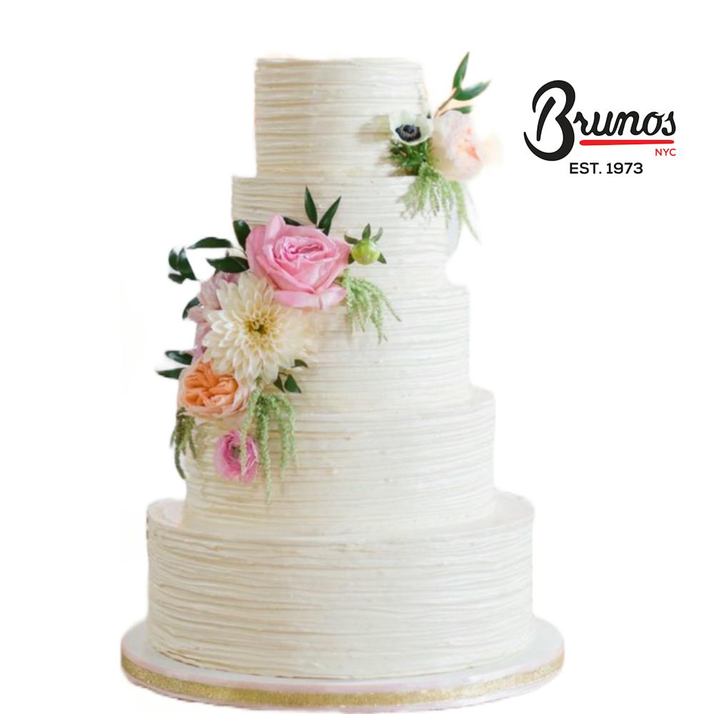 a cake made to look like a flower