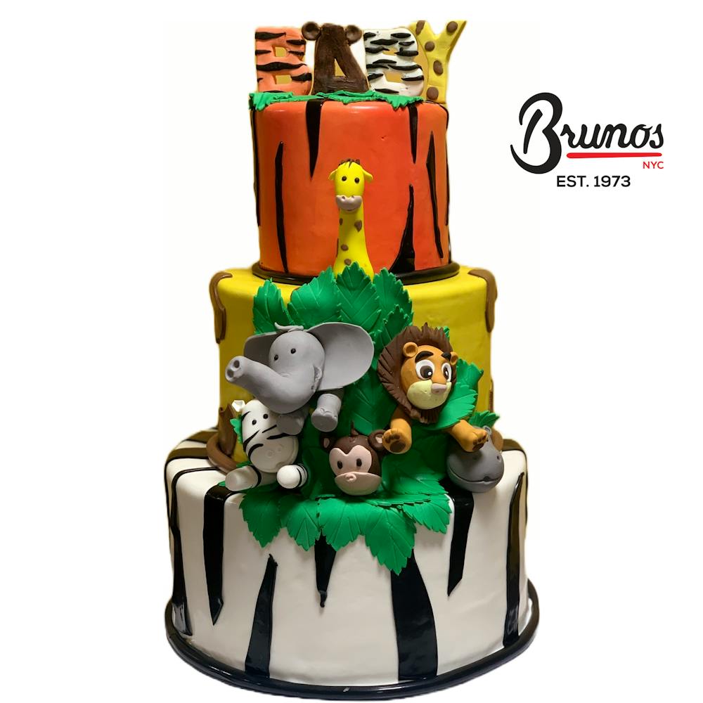 a train cake sitting on top of a toy