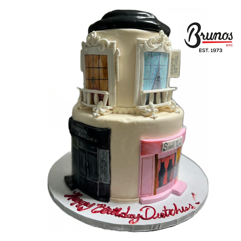 a cake sitting on top of a table