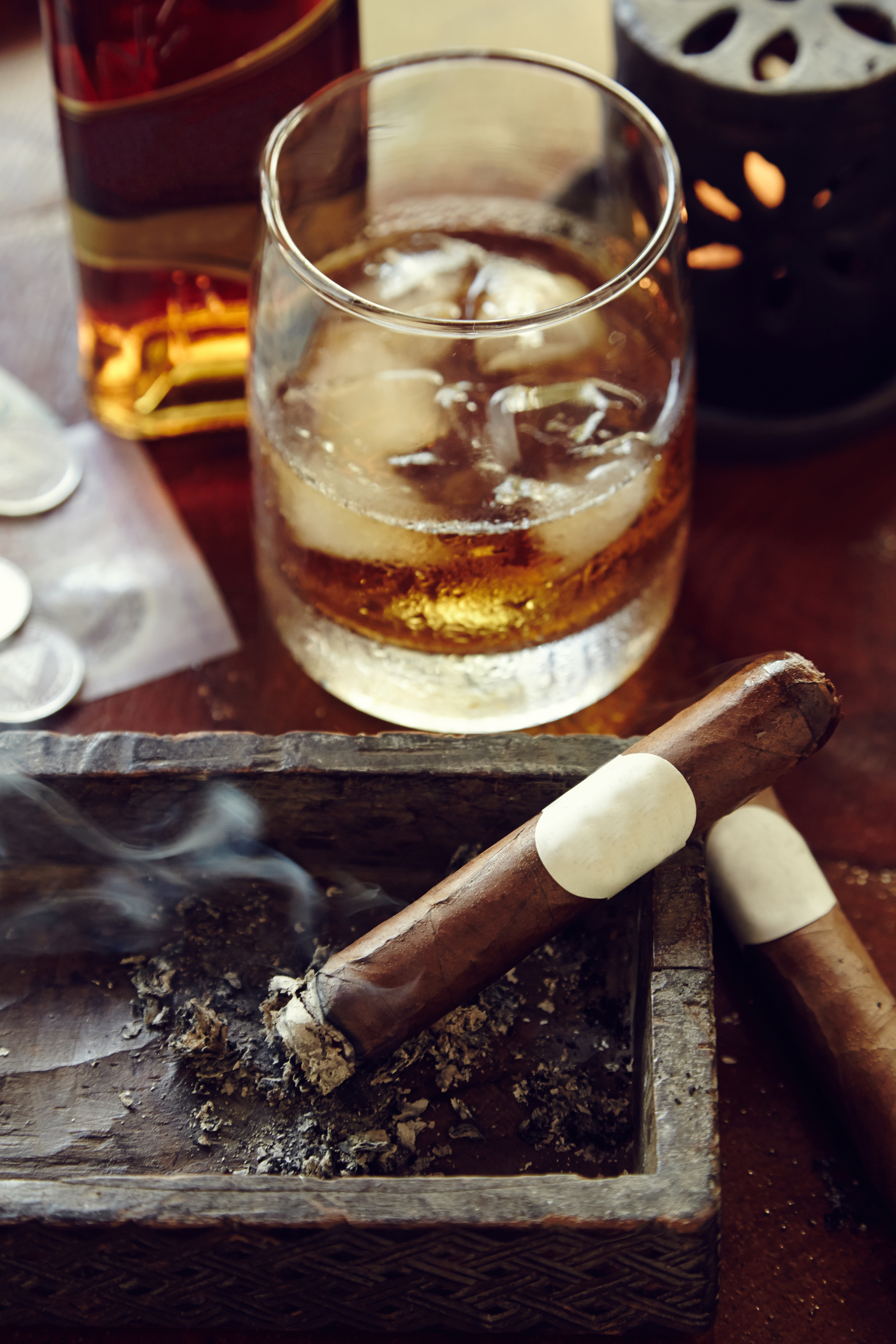 Whiskey and cigars