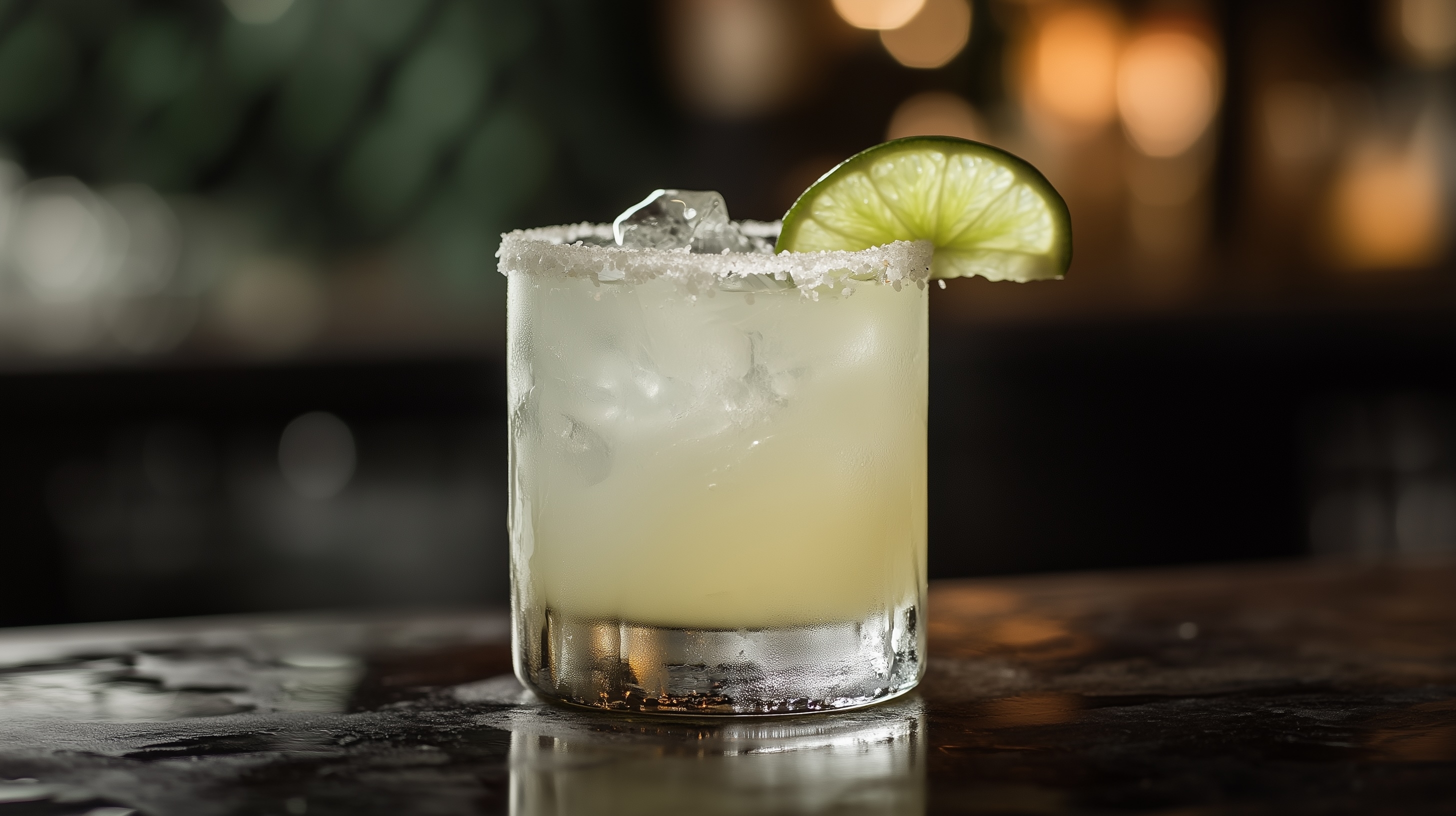 Margarita with a lime