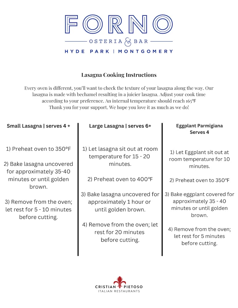Lasagna Cooking Instructions Forno Osteria Bar Italian Restaurant lasagna-cooking-instructions-forno-osteria-bar-italian-restaurant