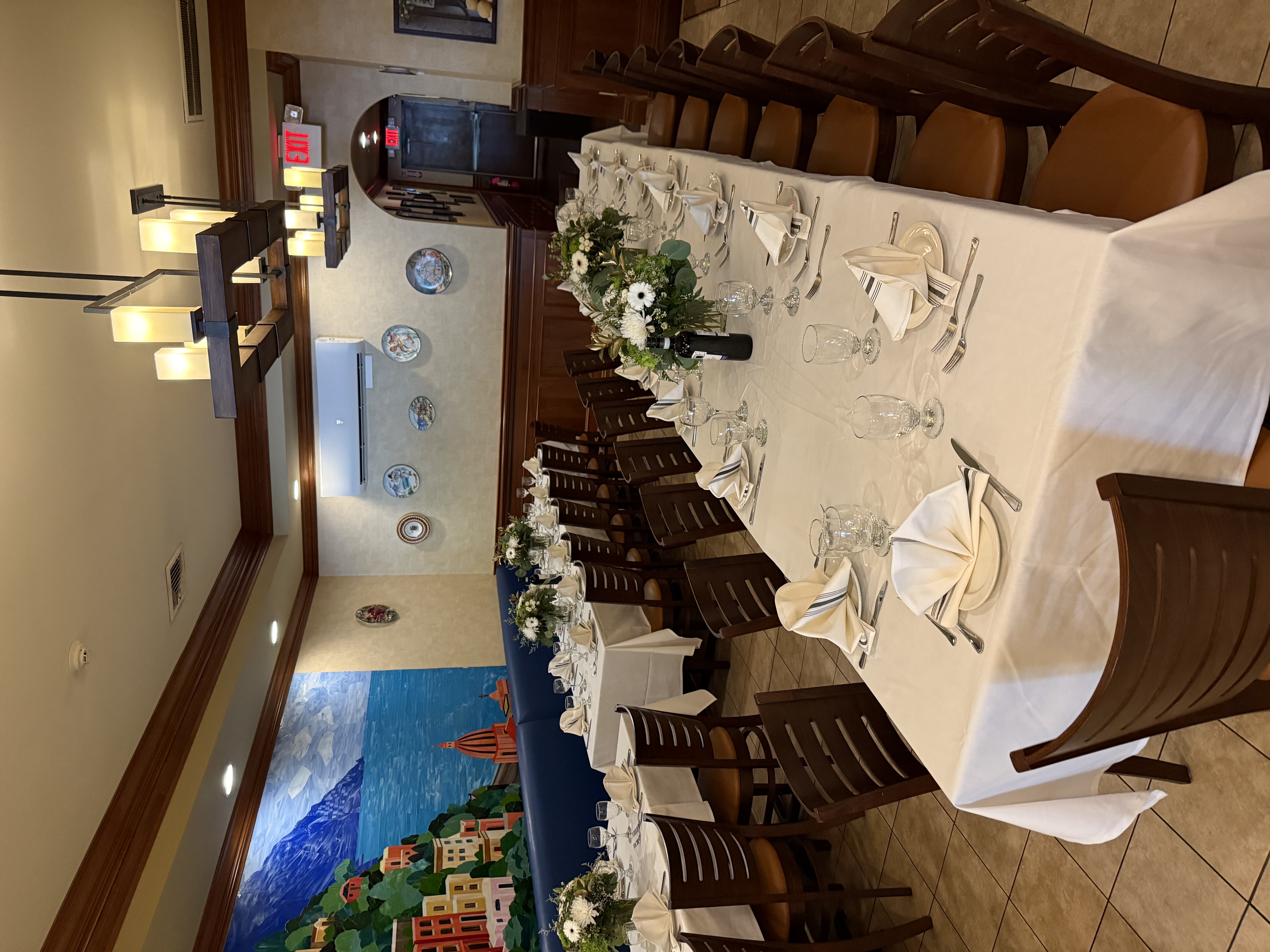 a dining room table