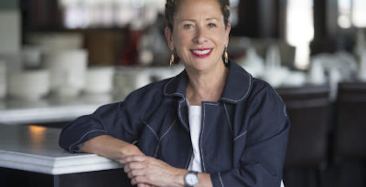 Nancy Silverton smiling for the camera