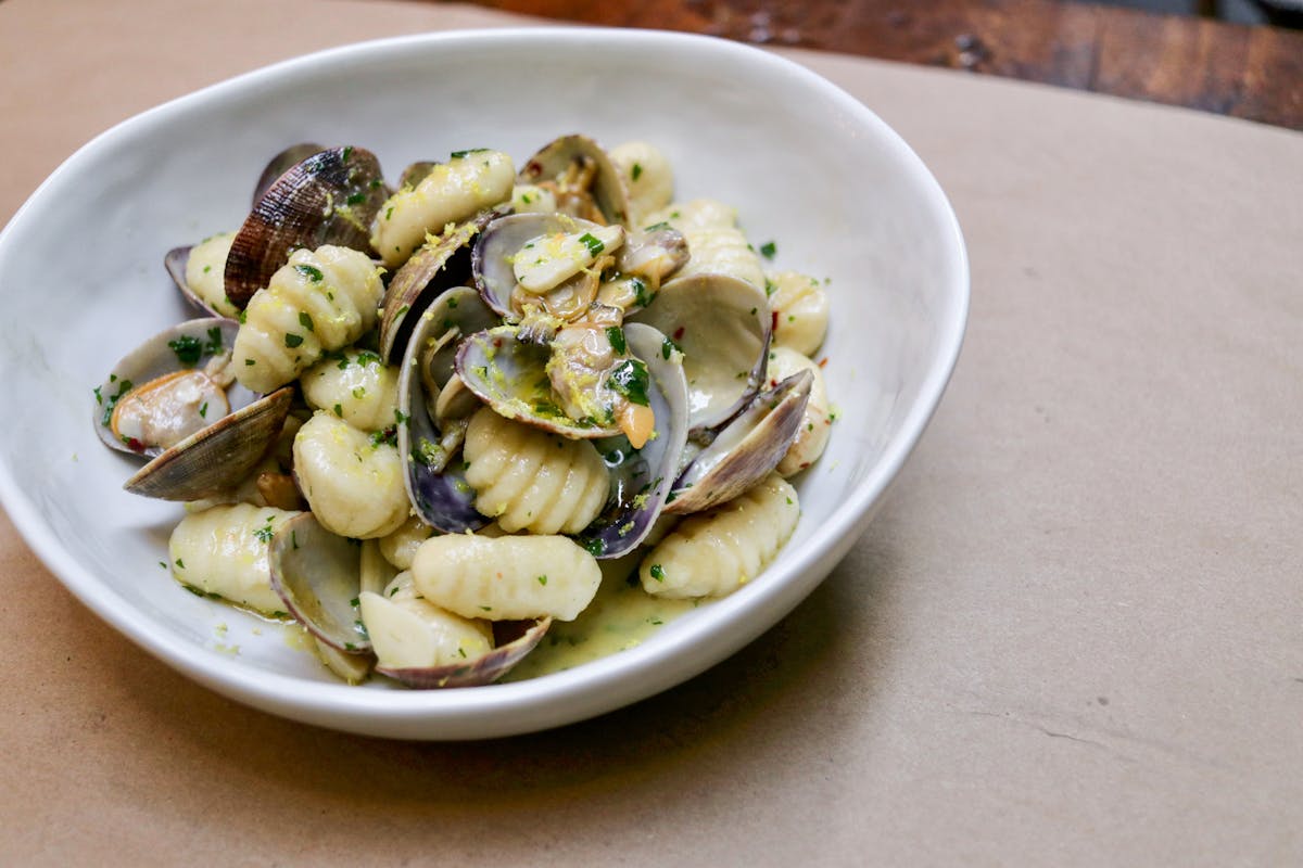 a bowl of food on a plate