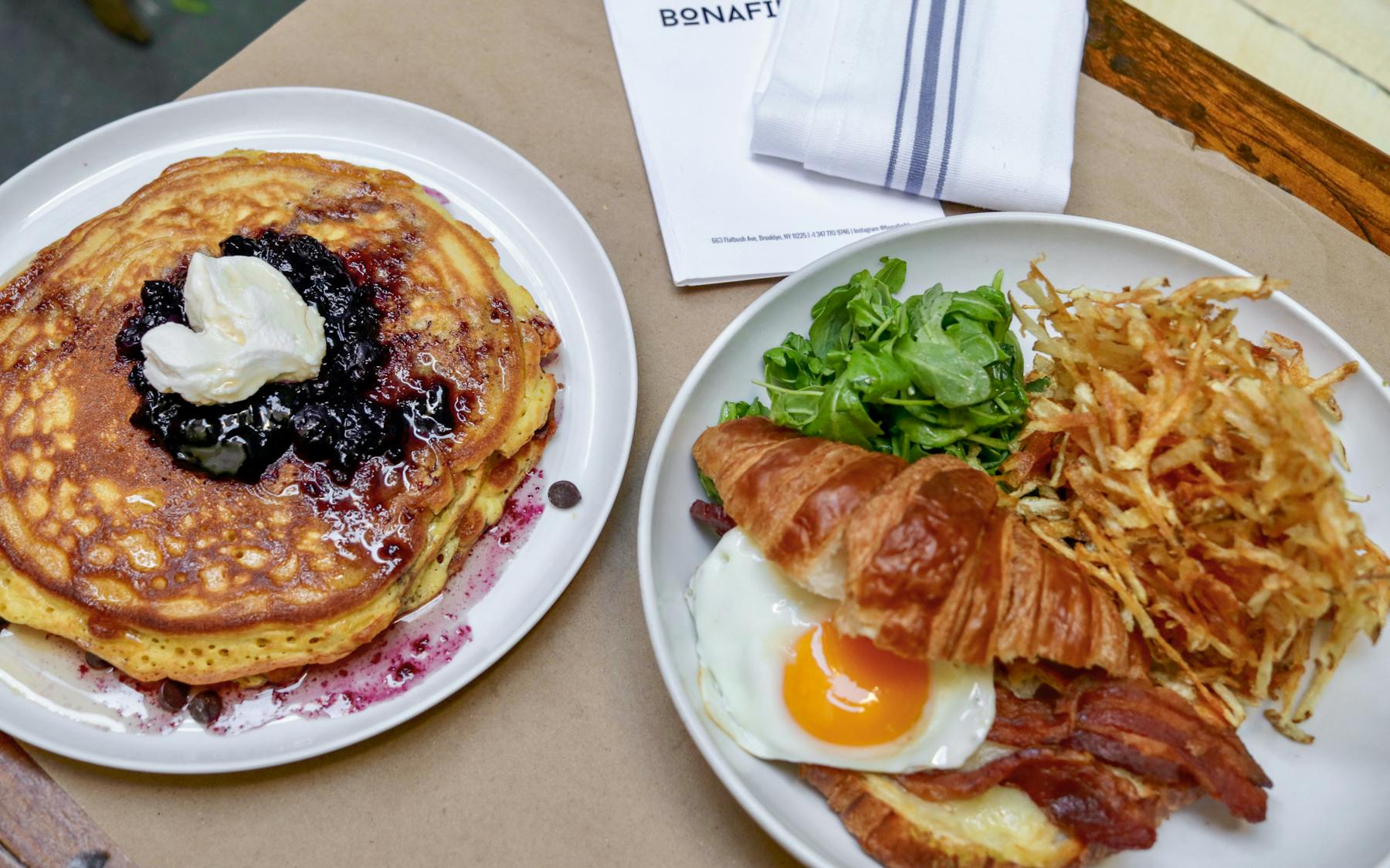 a plate of food on a table
