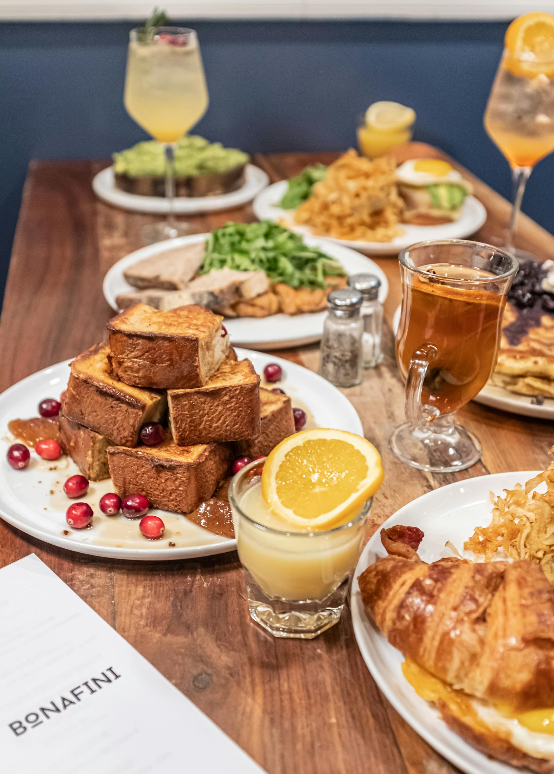 a plate of food on a table