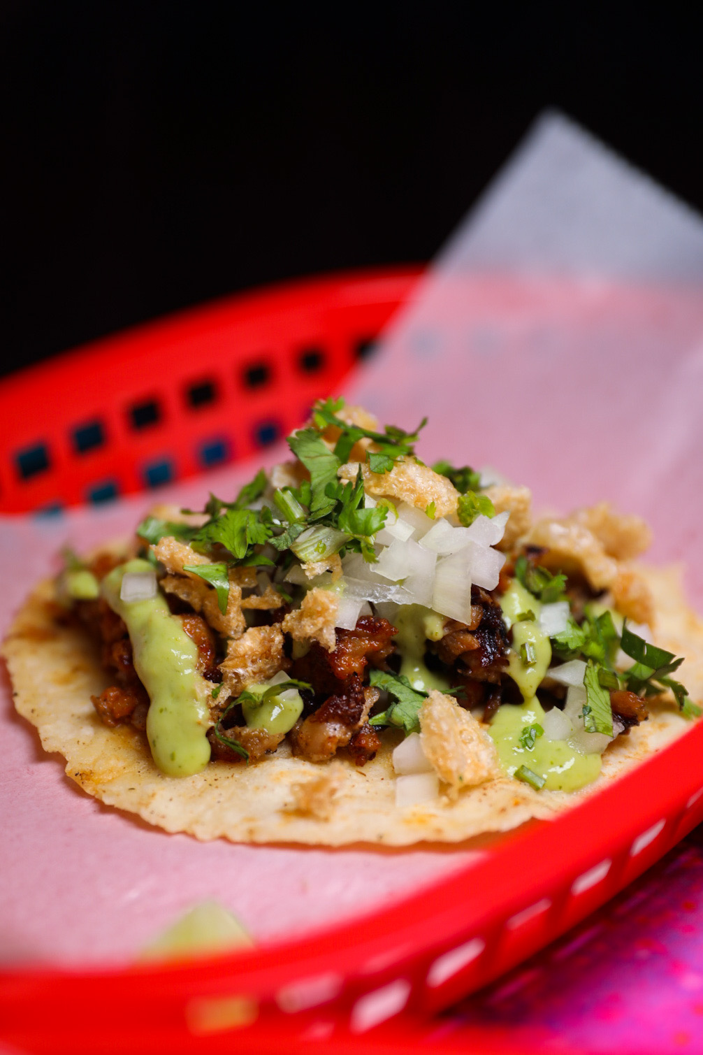 a close up of a plate of food