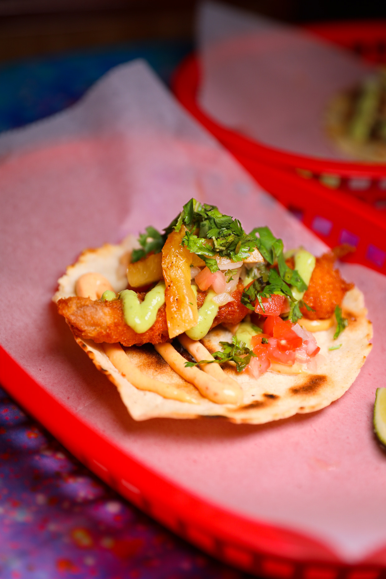 a close up of a plate of food