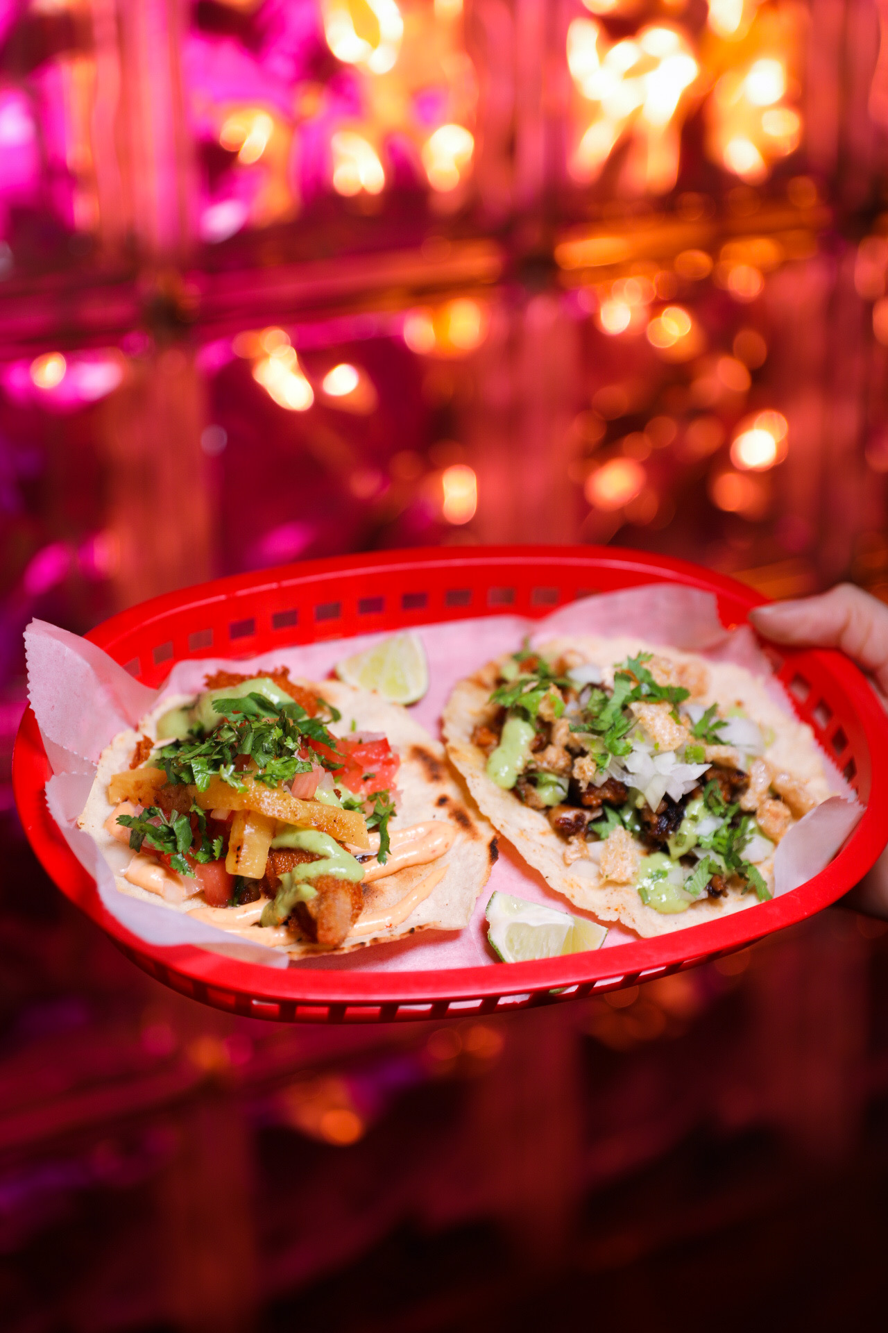 a plate of food on a table